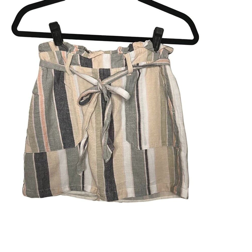 American eagle AEO striped mini tie skirt XS